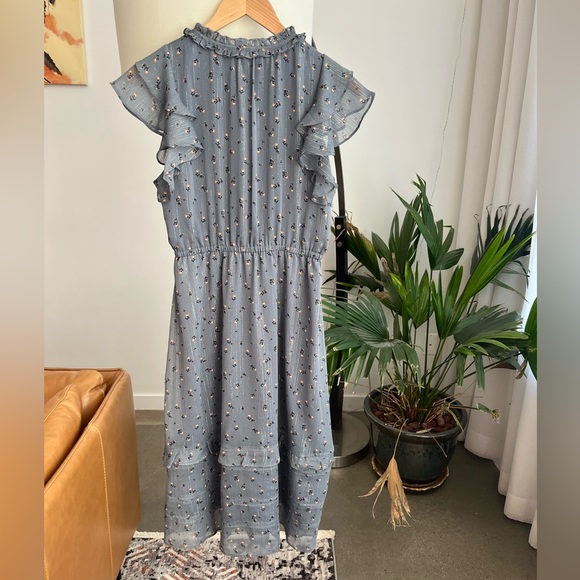 Anthropologie Guest Editor Floral Print Midi Dress - Picture 3 of 4